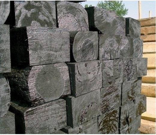 Шпалы, брус деревянный